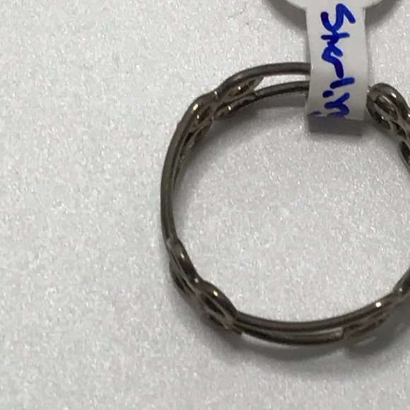 Sterling Silver Wire Ring, Size 10 - Picture 4 of 6